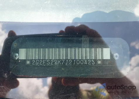 2001 Pontiac Firebird from USA, damaged, VIN 2G2FS22K712100423